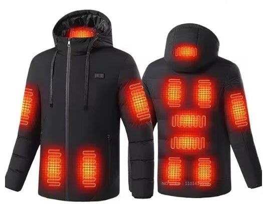 electric ski jacket with hood (men's and women's)